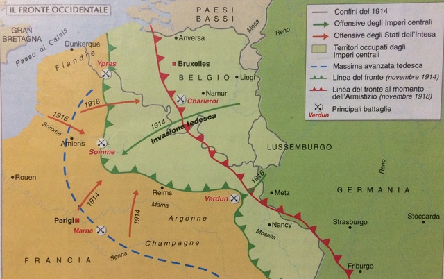 prima guerra mondiale timeline | Timetoast timelines