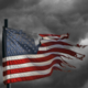 Torn up american flag 384211