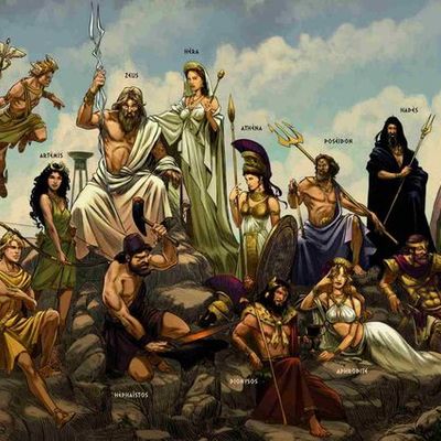 Timeline: Evolution des Dieux de la Mythologie Grecque dans les Arts