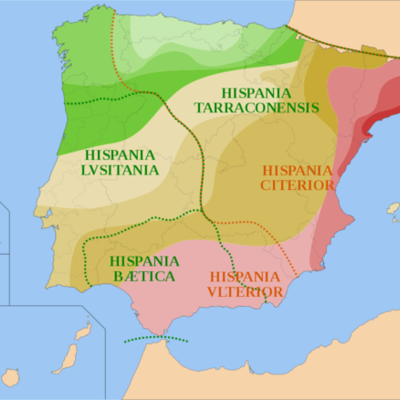 Timeline: Conquista de Hispania y Divisiones de los emperadores