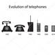 Depositphotos 61484767 stock illustration phone evolution vector icons 1