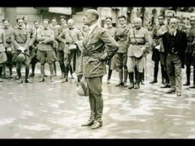 FASCISMO IN ITALIA timeline | Timetoast timelines