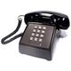 At t push button telephone western electric model 2500 dmg black