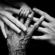 Four generations hands