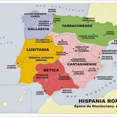 Timeline: Hispania del año 250 al año 400