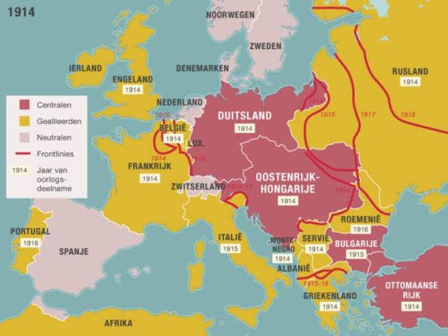 1914-1918 timeline | Timetoast timelines
