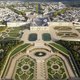 Amazing view of versailles from the sky