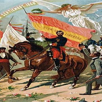 Timeline: REVOLUCIÓN LIBERAL EN EL REINADO DE ISABEL II. PROCESO DE DESAMORTIZACIÓN Y CAMBIOS AGRARIOS. EL SEXENIO REVOLUCIONARIO (1868 - 1874): INTENTOS DEMOCRATIZADORES.
