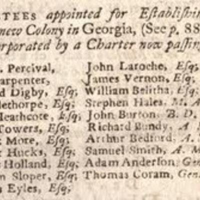 Timeline: Charter of 1732