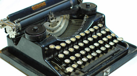 Timeline: maquina de escribir