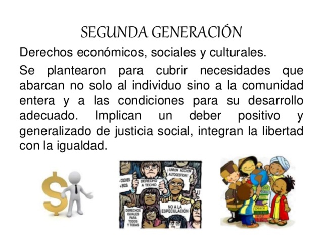La Segunda Generacion De Los Derechos Humanos