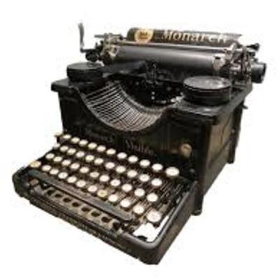 Timeline: Historia  de la maquina de escribir