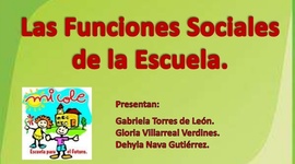 Timeline: FUNCIONES SOCIALES DE LA ESCUELA