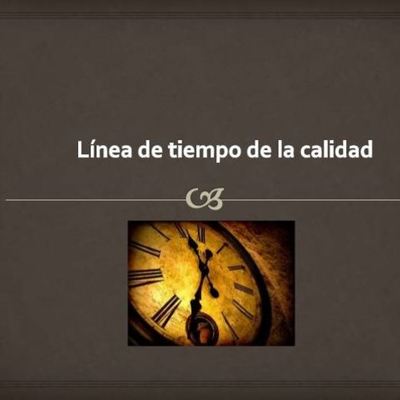 Timeline: Evolución de la Calidad, ISO 9000 y otros conceptos de calidad