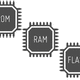 Memoria rom ram flash 2