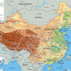 China physical map
