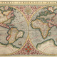 Antique map mercator world