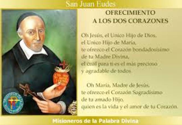 La Historia de San Juan Eudes timeline | Timetoast timelines