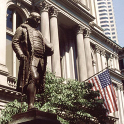 Timeline: The Boston Latin school is the first public school established in 1635 and is still in service.   http://www.thefreedomtrail.org/freedom-trail/benjamin-franklin-statue.shtml