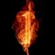 One fire number wallpaper for desktop