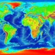 Printable world map elevation wik