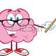 21020792 sonreír maestro cerebro personaje de dibujos animados que sostiene un puntero