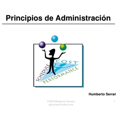 Timeline: PRINCIPIOS DE LA ADMINISTRACIÓN