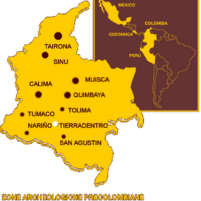 Timeline: CULTURA COLOMBIANA PREHISPANICA