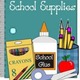 School suplies for timeline