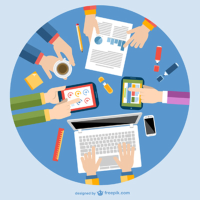 Timeline: Línea de tiempo ambientes de aprendizaje