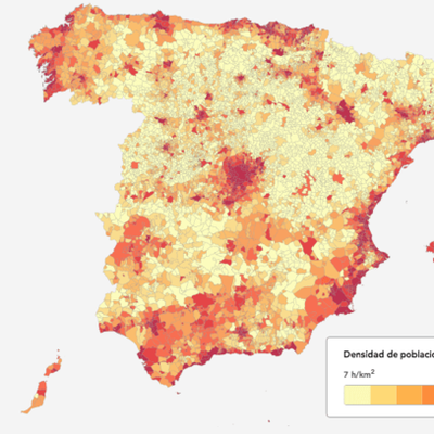 Timeline: La población española; dinámica y evolución.