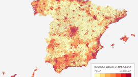 Timeline: La población española; dinámica y evolución.