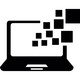 Computer laptop technology icon 10