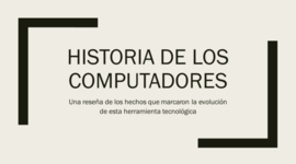 Timeline: HISTORIA DE LOS COMPUTADORES