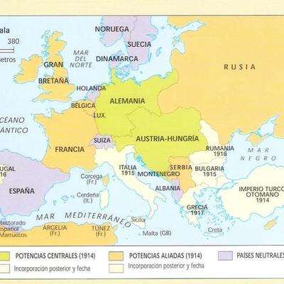 Timeline: Període 1914-1925 Història Contemporània