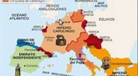 Timeline: LINEA DE TIEMPO DE SAN AGUSTÍN AL IMPERIO CAROLINGIO