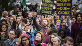 Timeline: Protestas manejadas por los adolesentes (en E.E.U.U)