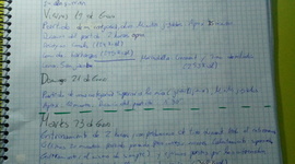 Timeline: Registro trimestral desde el 16 de Enero al 13 de Marzo