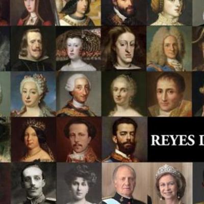 Timeline: Diez reyes de España más recientes.