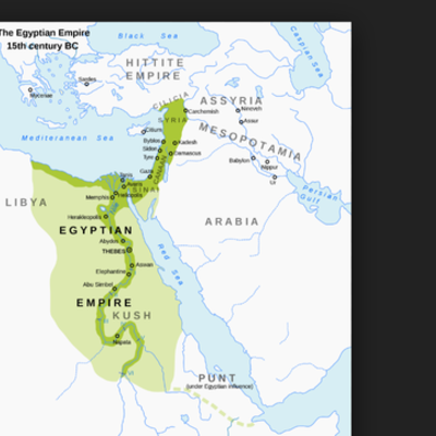 Timeline: new kingdom of egypt