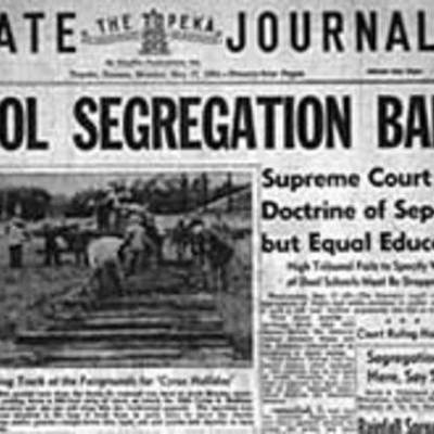 Timeline: Brown vs. Bored of education of topeka