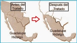 Timeline: Territorio Mexicano cedido a USA