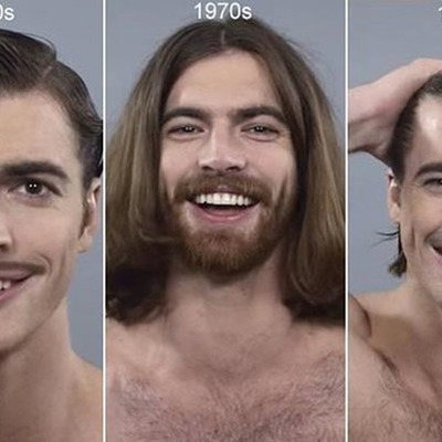 Timeline: Как менялись мужские прически за последние 100 лет.