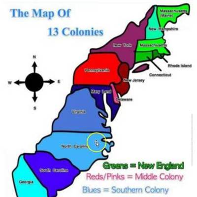 Timeline: Timeline of the 13 Colonies