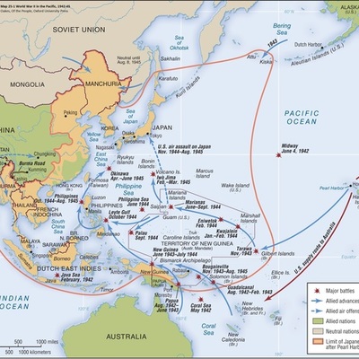 Timeline: War in the Pacific and in Europe Timetoast