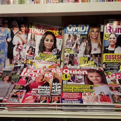 Timeline: Revistas y programas del corazón