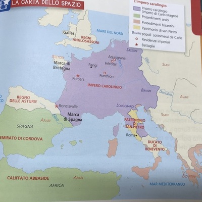 Timeline: L’Europa carolingia