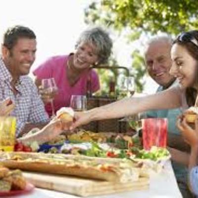 Timeline: comida en familia