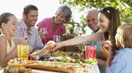 Timeline: comida en familia