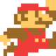 Sprite de mario en super mario bros.